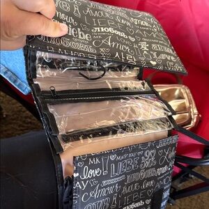 Black and White Travel Organizer